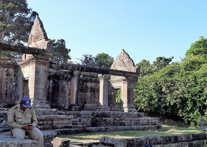 Temple Prasat Preah Vihear militaire